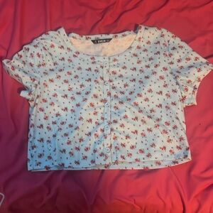 Flower Crop Top